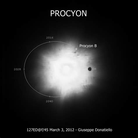 procyon a astrometry